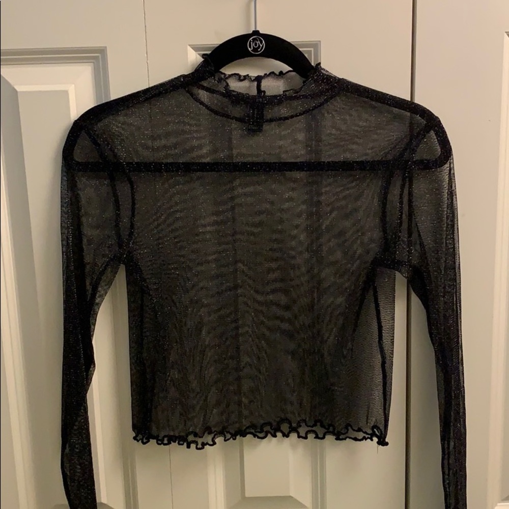 Sparkly crop top